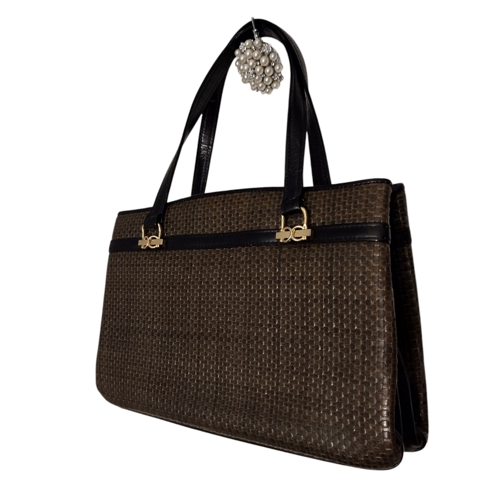 Vintage Black and Brown Purse 🔥